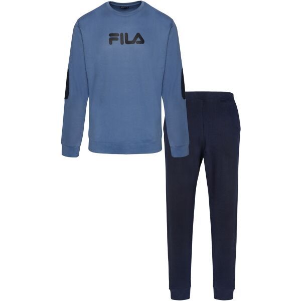 Fila Fila PYJAMAS IN INTERLOCK Мъжка пижама, синьо, размер