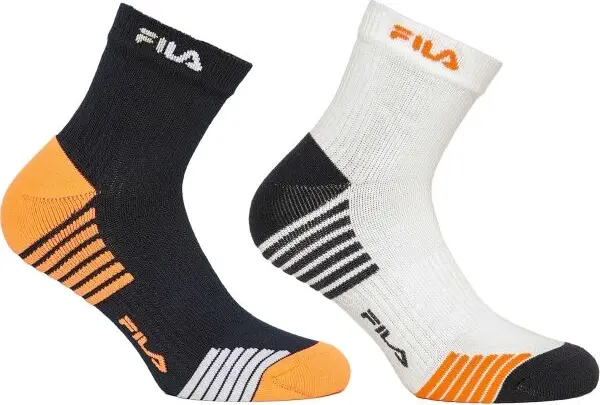 Fila Fila QUARTER HALF TERRY Унисекс чорапи, черно, размер 39-42