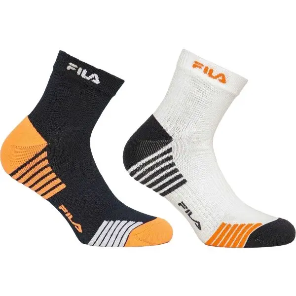 Fila Fila QUARTER HALF TERRY Унисекс чорапи, черно, размер 43-46