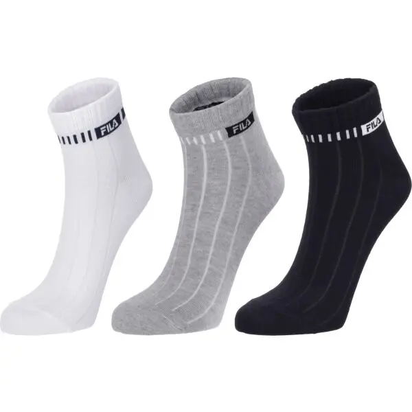 Fila Fila QUARTER PLAIN VISCOSE MADE OF BAMBOO PULP SOCKS Чорапи, бяло, размер 43-46