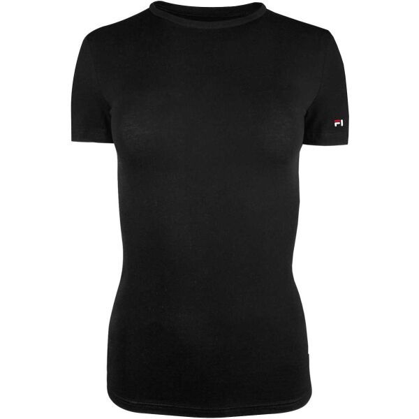 Fila Fila ROUND-NECK TSHIRT Дамска тениска, черно, размер