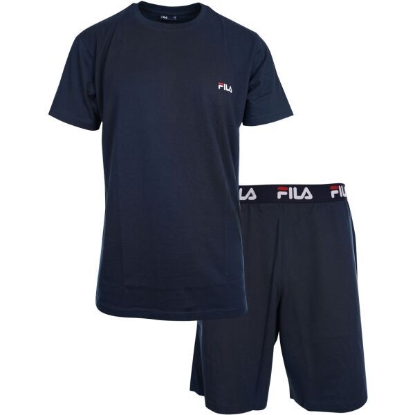 Fila Fila SET SHORT SLEEVES T-SHIRT AND SHORT PANTS IN JERSEY Мъжка пижама, тъмносин, размер