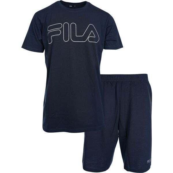 Fila Fila SET SHORT SLEEVES T-SHIRT AND SHORT PANTS IN JERSEY Мъжка пижама, тъмносин, размер