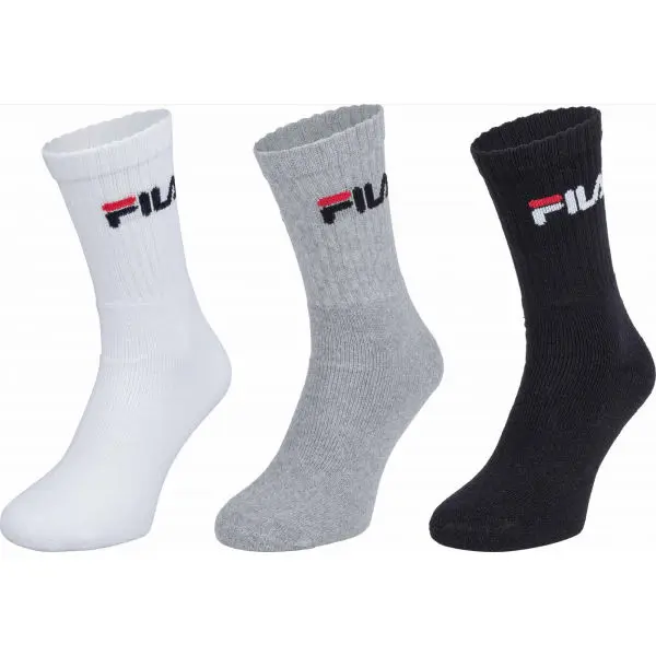 Fila Fila UNISEX SPORT 3P Универсални  чорапи, черно, размер 39-42