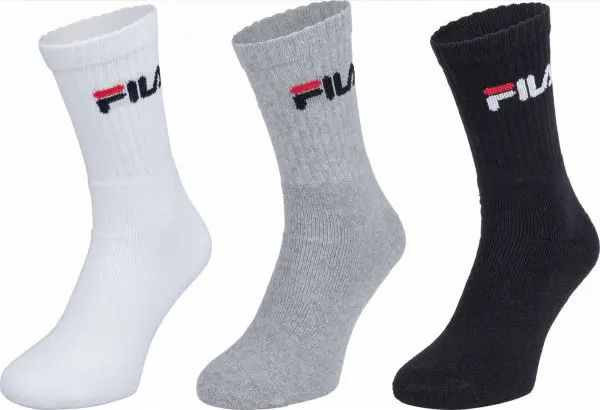 Fila Fila UNISEX SPORT 3P Универсални  чорапи, черно, размер 43-46