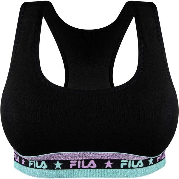 Fila Fila WOMAN BRA Дамско спортно бюстие, черно, размер
