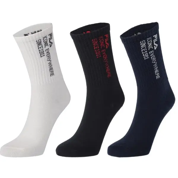 Fila Fila WOMAN NORMAL SOCKS LIFESTYLE 3 PAIRS PACK Дамски чорапи, микс, размер 35-38