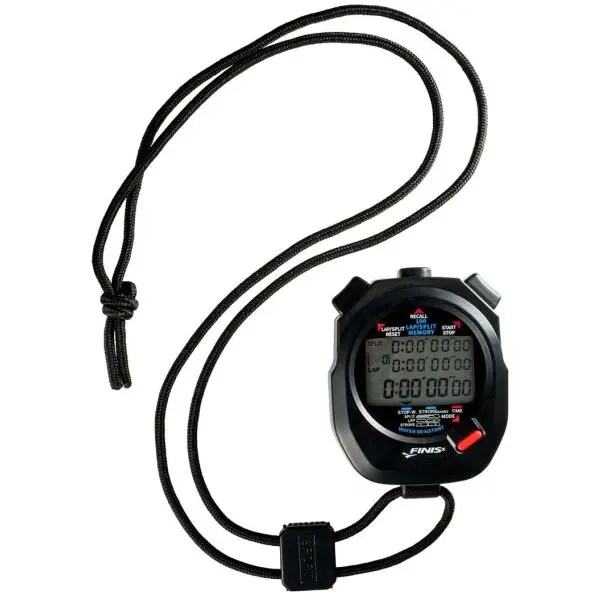 Finis Finis 3 X 100 M STOPWATCH Хронометър, черно, размер