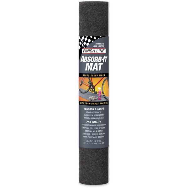 FINISH LINE FINISH LINE ABSORB-IT MAT Попиваща подложка, черно, размер