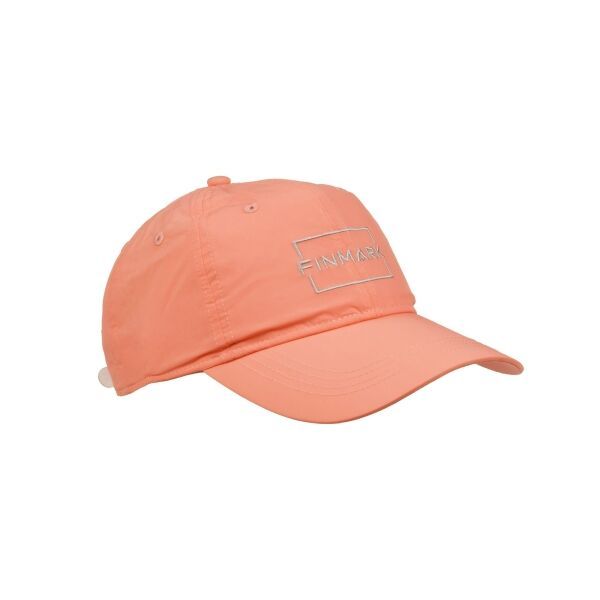 Finmark Finmark CAP Шапка с козирка, цвят сьомга, размер