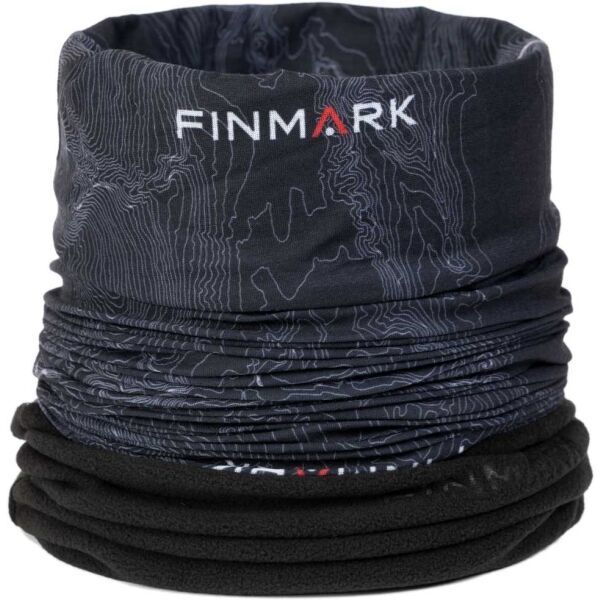Finmark Finmark FSW-216 Мултифункционален шал с флийс, черно, размер UNI