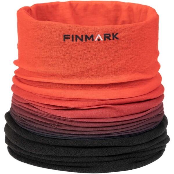 Finmark Finmark FSW-239 Мултифункционален шал с флийс, оранжево, размер UNI