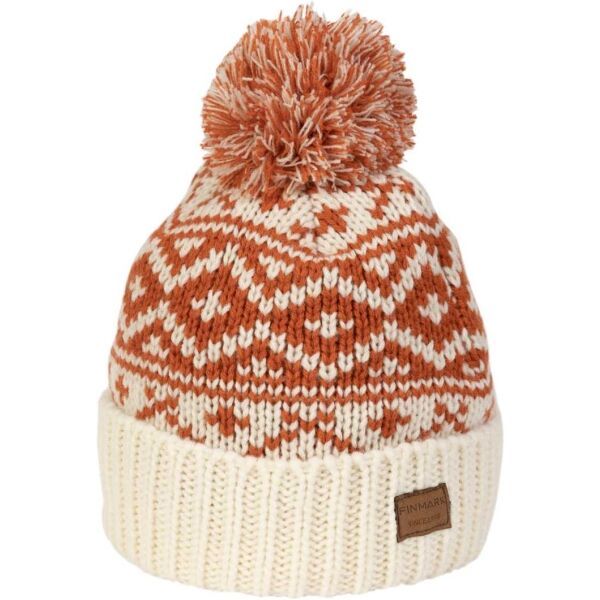 Finmark Finmark WINTER HAT Дамска плетена шапка за зимата, бежово, размер os