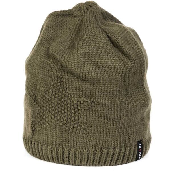 Finmark Finmark WINTER HAT Дамска плетена шапка за зимата, khaki, размер os