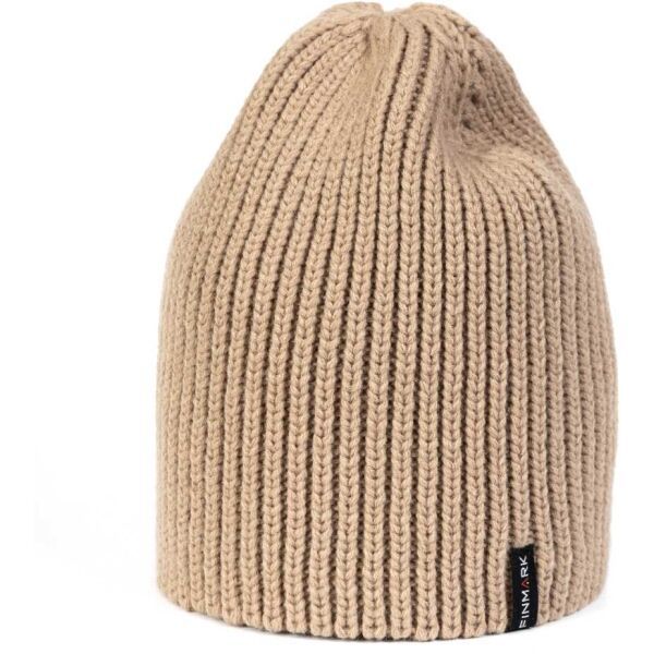 Finmark Finmark WINTER HAT Зимна плетена  шапка, бежово, размер os