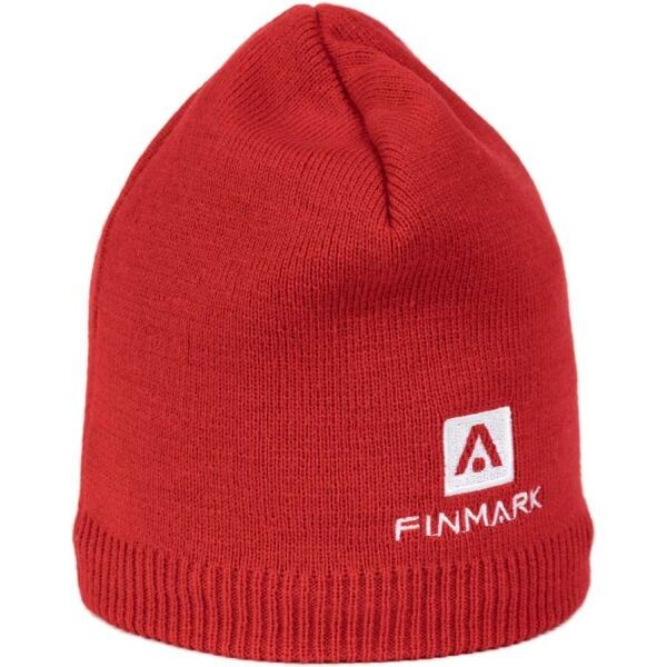 Finmark Finmark WINTER HAT Зимна плетена  шапка, червено, размер os