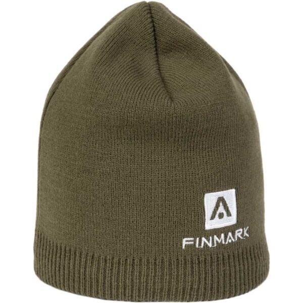 Finmark Finmark WINTER HAT Зимна плетена  шапка, khaki, размер os