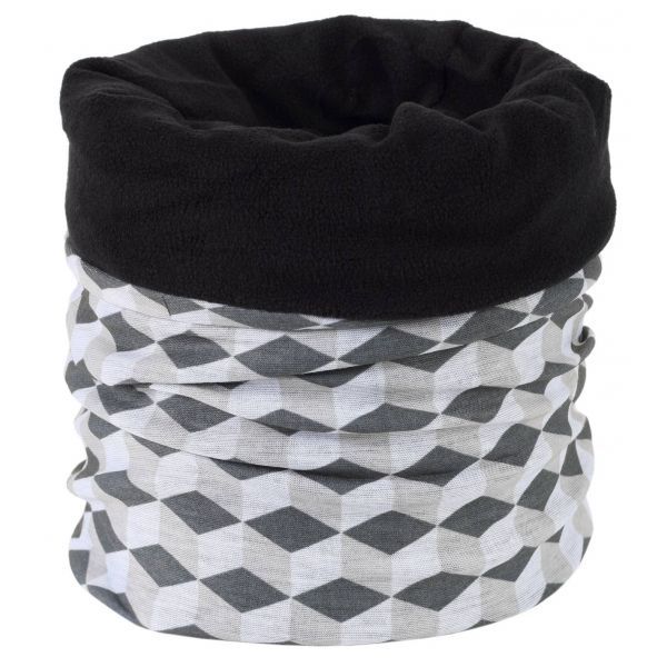 Finmark Finmark MULT.ŠÁTEK DĚTSKÝ S FLÍSEM Кърпа за глава, сиво, размер