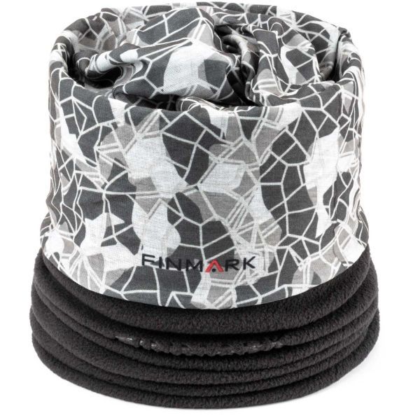 Finmark Finmark MULTIFUNCTIONAL SCARF Мултифункционален шал с флийс, сиво, размер