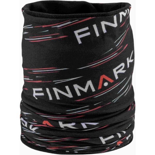 Finmark Finmark MULTIFUNCTIONAL SCARF WITH FLEECE Детски мултифункционален шал, черно, размер