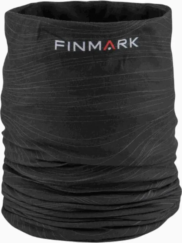 Finmark Finmark MULTIFUNCTIONAL SCARF WITH FLEECE Мултифункционална кърпа/шал, черно, размер UNI