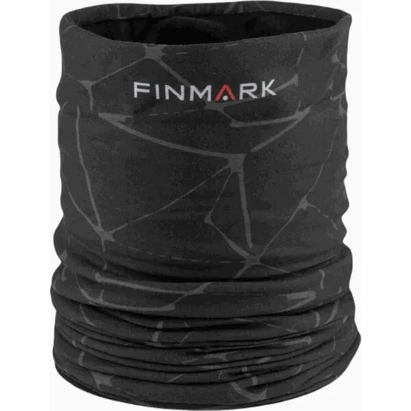 Finmark Finmark MULTIFUNCTIONAL SCARF WITH FLEECE Мултифункционална кърпа/шал, черно, размер UNI