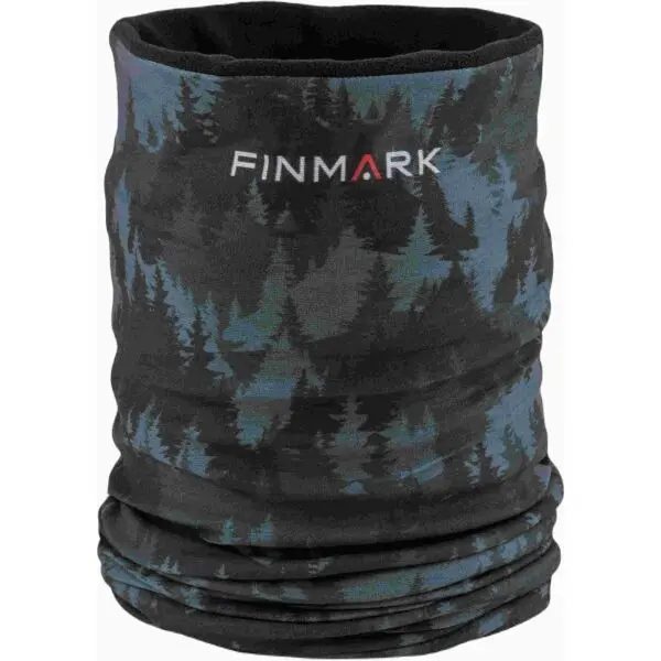 Finmark Finmark MULTIFUNCTIONAL SCARF WITH FLEECE Мултифункционална кърпа/шал, черно, размер UNI