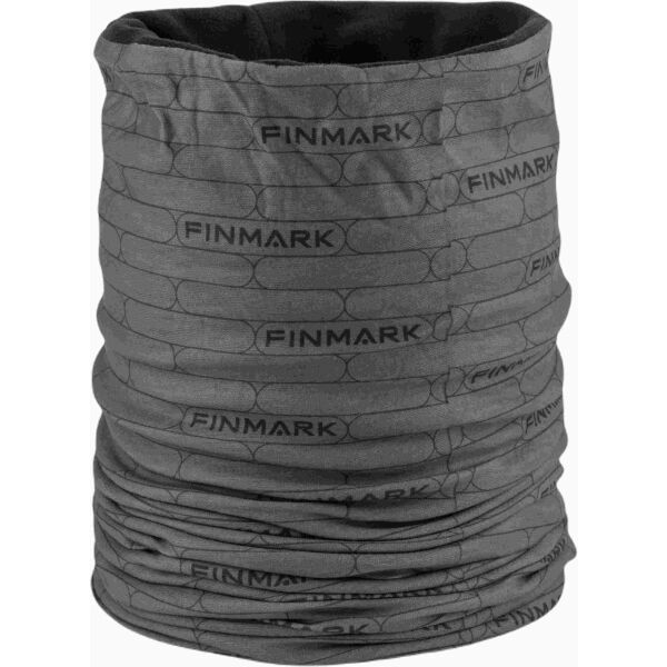 Finmark Finmark MULTIFUNCTIONAL SCARF WITH FLEECE Мултифункционална кърпа/шал, тъмносиво, размер
