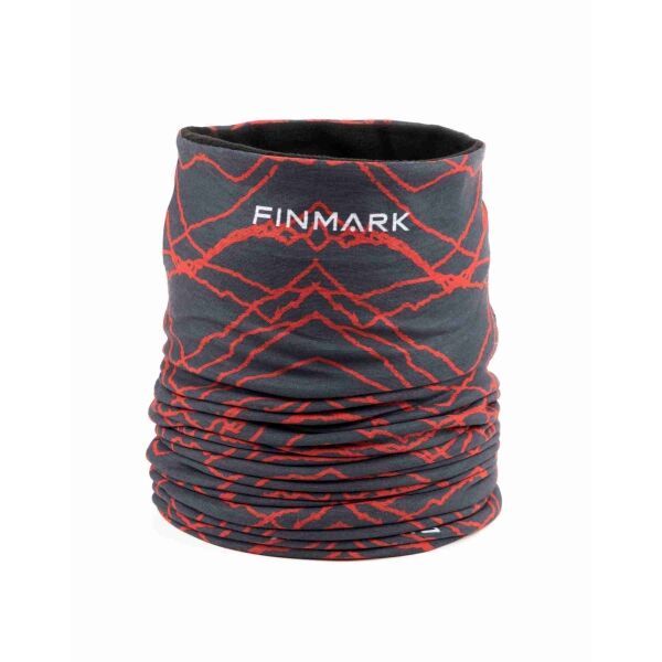 Finmark Finmark Multifunkční šátek s flísem Мултифункционална кърпа/шал, червено, размер