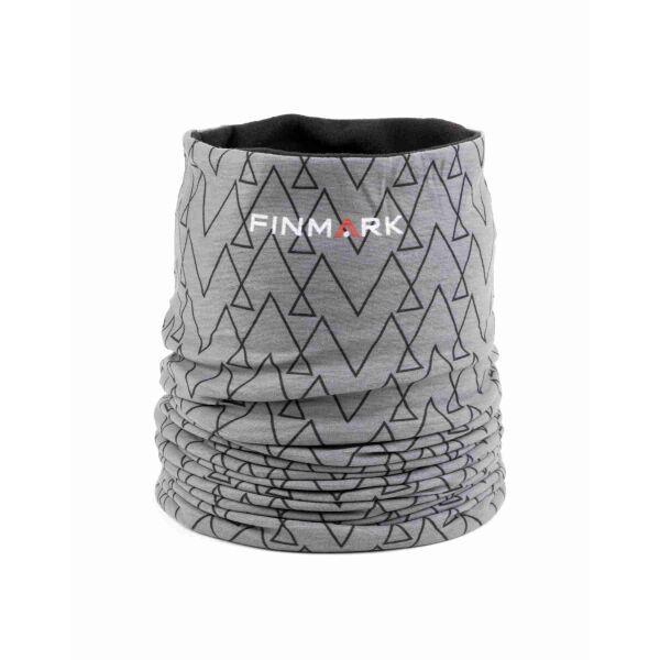 Finmark Finmark Multifunkční šátek s flísem Мултифункционална кърпа/шал, сиво, размер