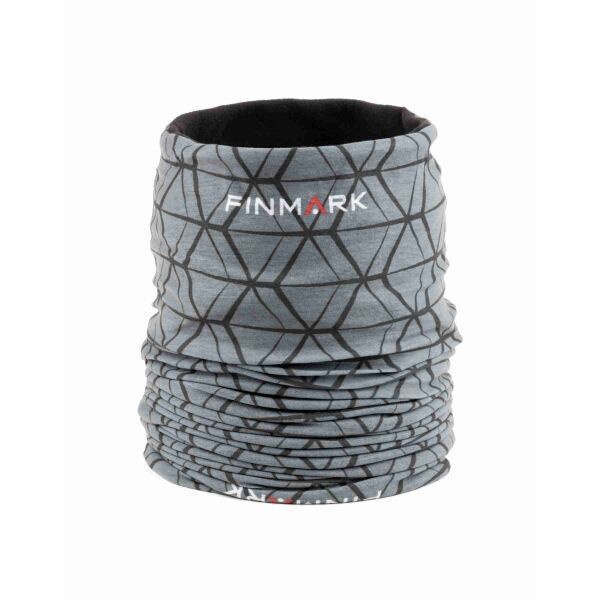 Finmark Finmark Multifunkční šátek s flísem Мултифункционална кърпа/шал, сиво, размер