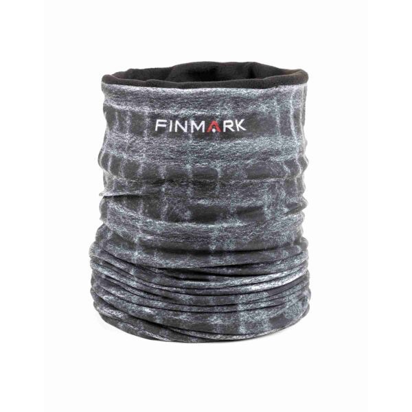 Finmark Finmark Multifunkční šátek s flísem Мултифункционална кърпа/шал, тъмносиво, размер