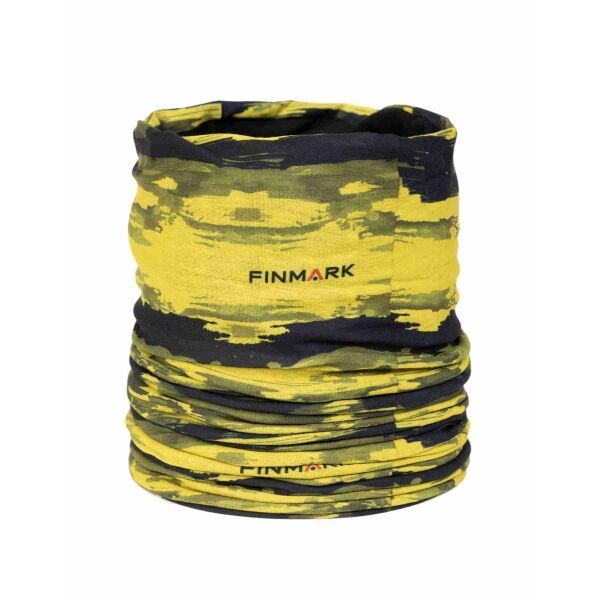 Finmark Finmark Multifunkční šátek s flísem Мултифункционална кърпа/шал, жълто, размер