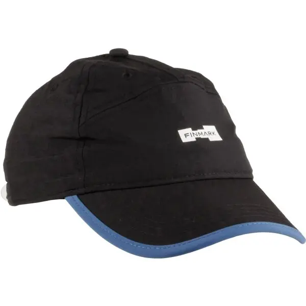 Finmark Finmark SUMMER CAP Детска шапка с козирка, черно, размер UNI