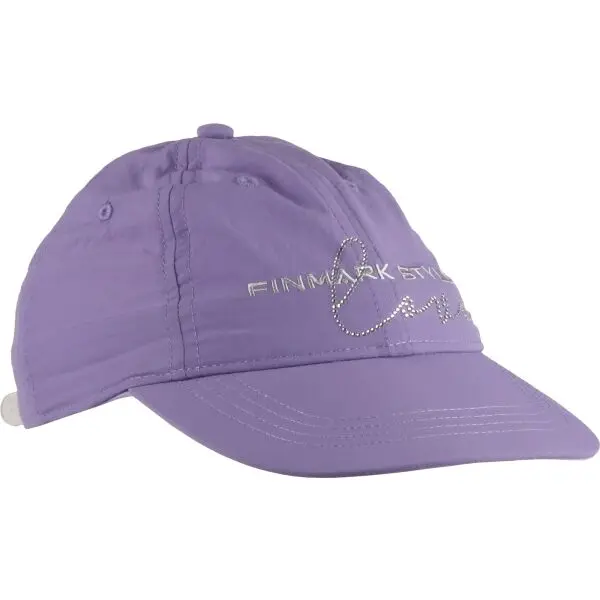 Finmark Finmark SUMMER CAP Детска шапка с козирка, лилаво, размер UNI