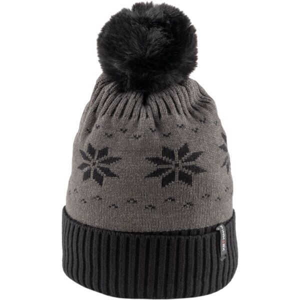 Finmark Finmark WINTER HAT Зимна плетена  шапка, черно, размер