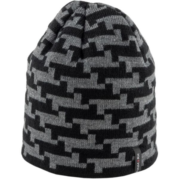 Finmark Finmark WINTER HAT Зимна плетена  шапка, черно, размер