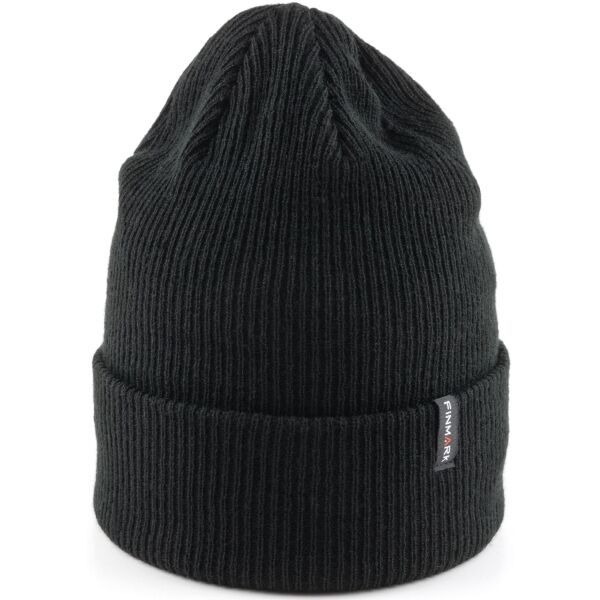 Finmark Finmark WINTER HAT Зимна плетена  шапка, черно, размер