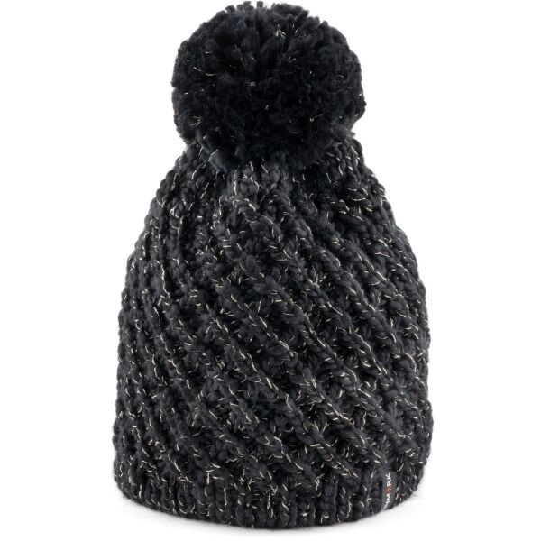 Finmark Finmark WINTER HAT Зимна плетена  шапка, черно, размер