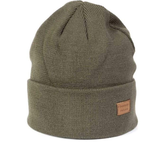 Finmark Finmark WINTER HAT Зимна плетена  шапка, khaki, размер