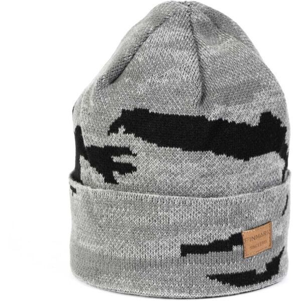 Finmark Finmark WINTER HAT Зимна плетена  шапка, сиво, размер