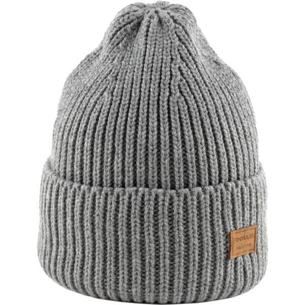 Finmark Finmark WINTER HAT Зимна плетена  шапка, сиво, размер