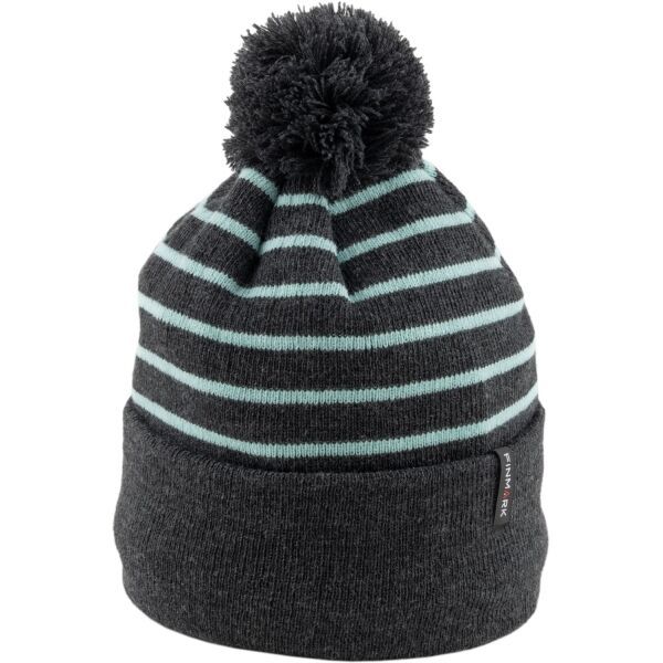 Finmark Finmark WINTER HAT Зимна плетена  шапка, тъмносиво, размер