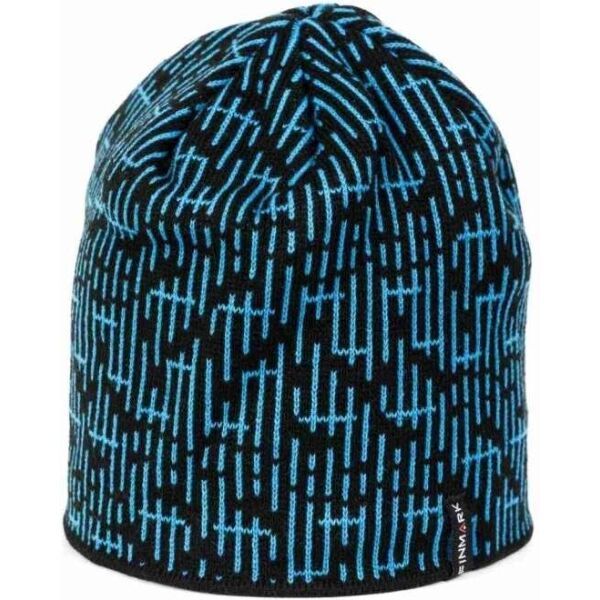 Finmark Finmark zimní čepice Зимна плетена  шапка, черно, размер