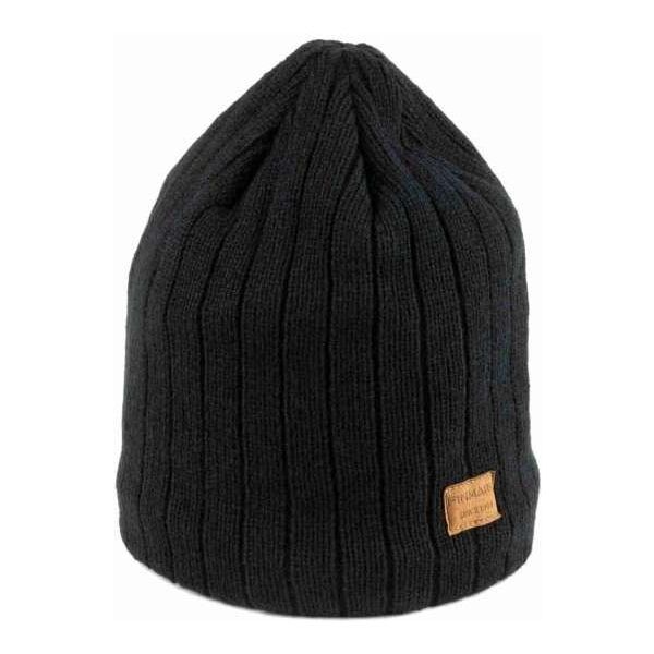 Finmark Finmark zimní čepice Зимна плетена  шапка, черно, размер