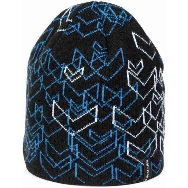 Finmark Finmark zimní čepice Зимна плетена  шапка, черно, размер