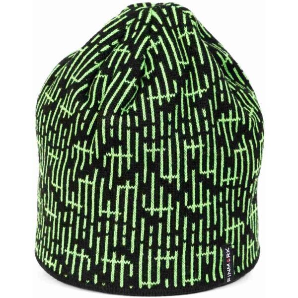 Finmark Finmark zimní čepice Зимна плетена  шапка, черно, размер