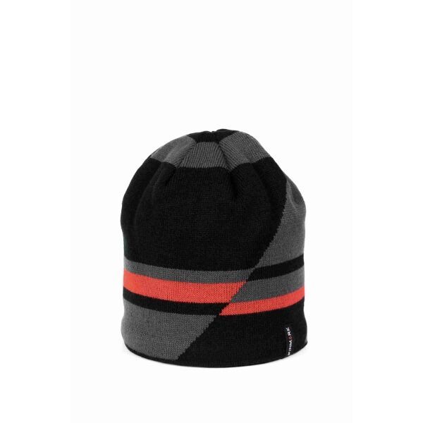 Finmark Finmark zimní čepice Зимна плетена  шапка, черно, размер