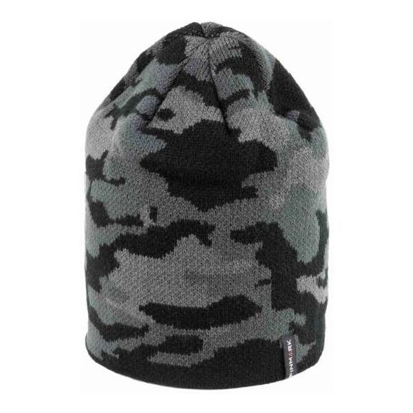 Finmark Finmark zimní čepice Зимна плетена  шапка, сиво, размер
