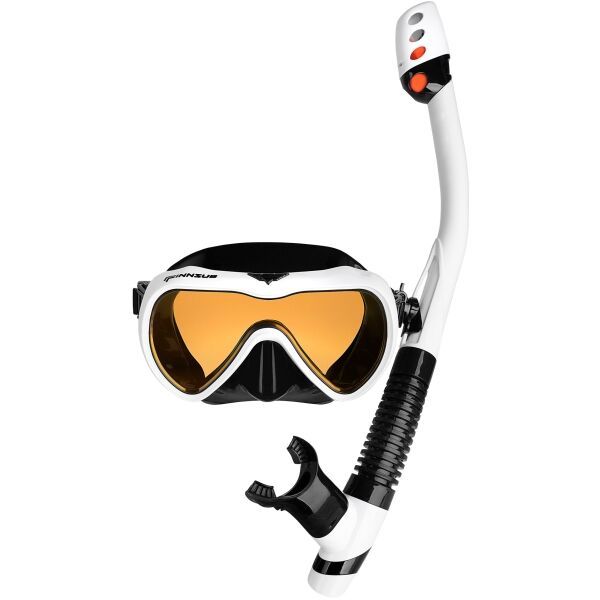 Finnsub Finnsub BRIGHT SET Комплект за гмуркане, бяло, размер